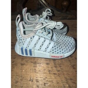 ADIDAS NMD_R1 EL I INFANT RUNNING SHOES FZ6250  All Most Blue Size‎ 5